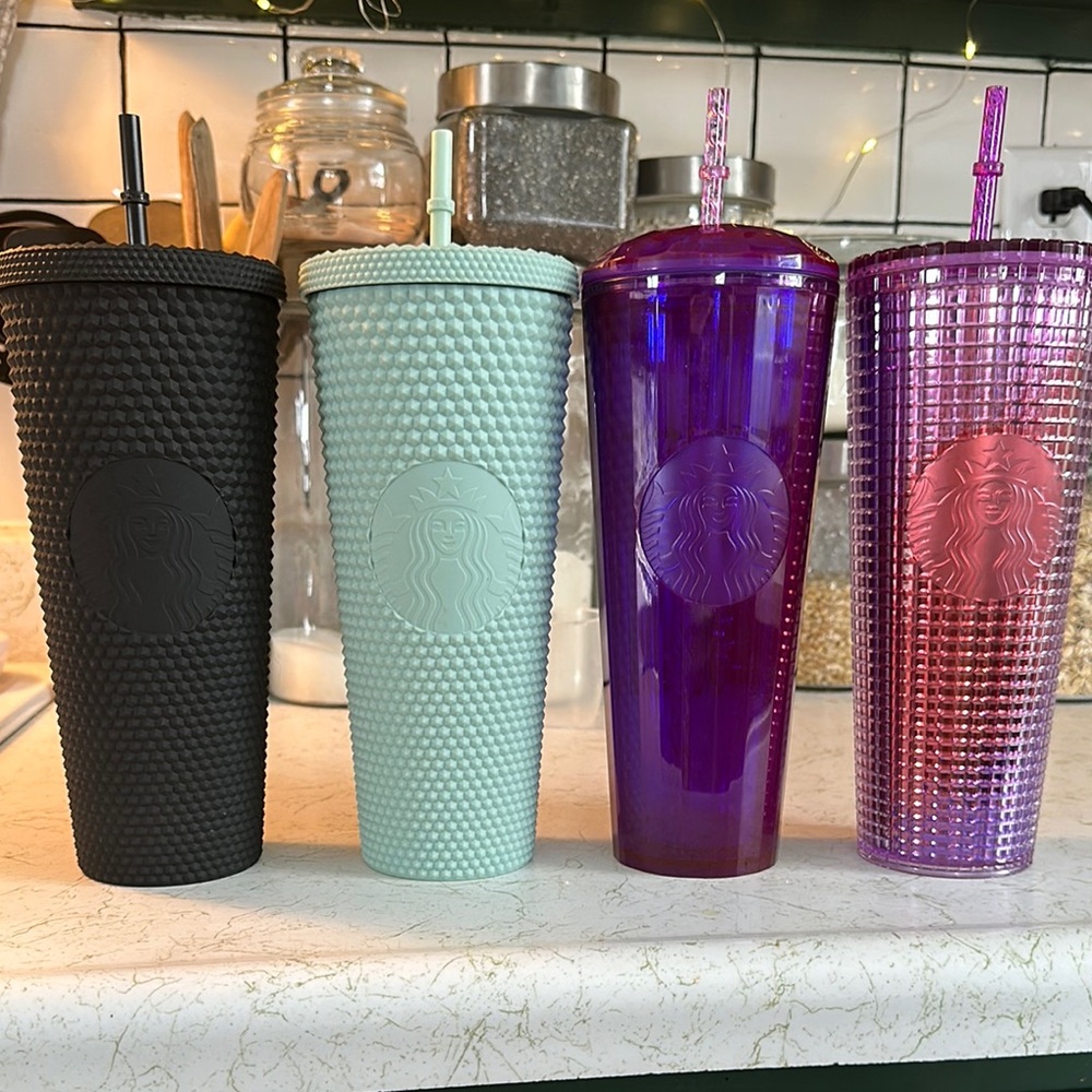 Starbucks Tumbler Set - Black, Mint, Purple, Pink